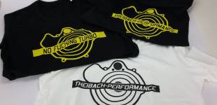 t-shirt theibach logo schwarz/gelb