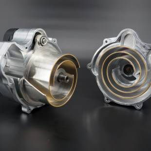 geöffnetes Gehäuse G70 G-Lader